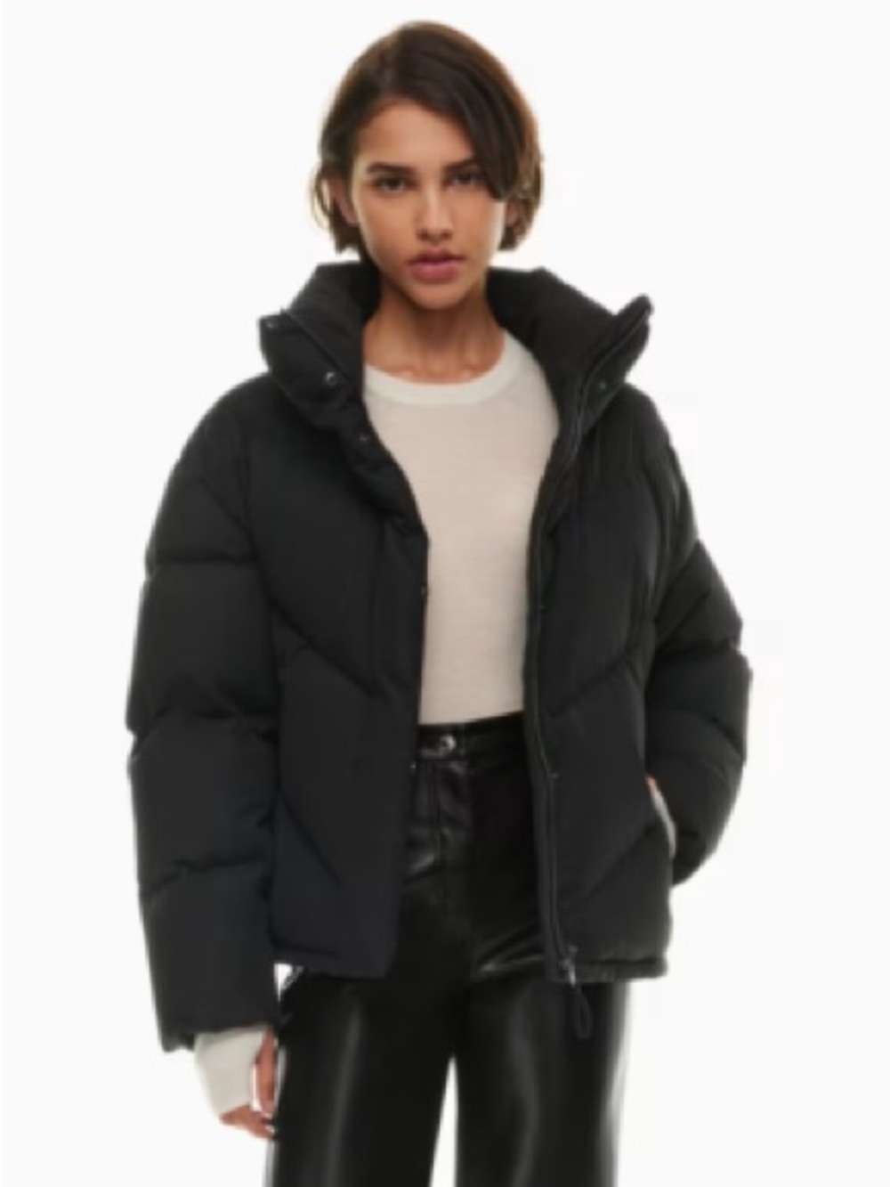 ARITZIA Wilfred Free The Cloud Puff™ Funnel-neck goose-down puffer jacket medium